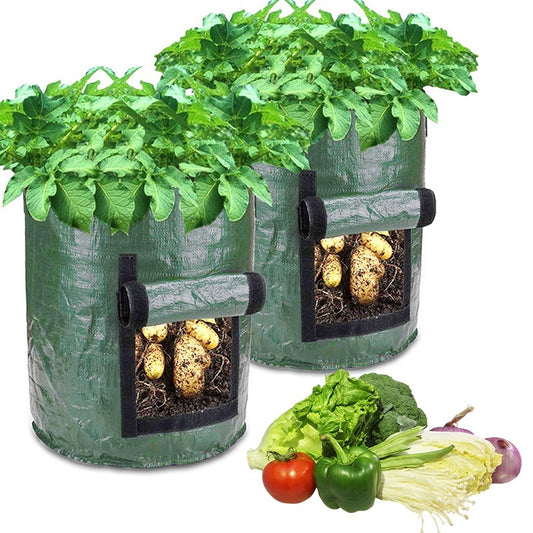 Orluxia Potato Grow Bags Fabric Vegetable Planter with Handles & Harvest Window