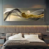 Orluxia HD Single City Night Scene Canvas Painting – Modern Wall Art