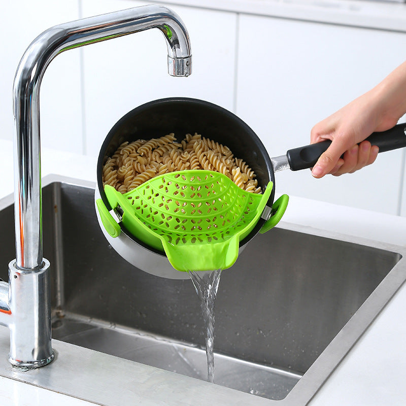 Orluxia Kitchen Silicone Pot Side Drain Stopper – Leak-Proof & Spill-Resistant