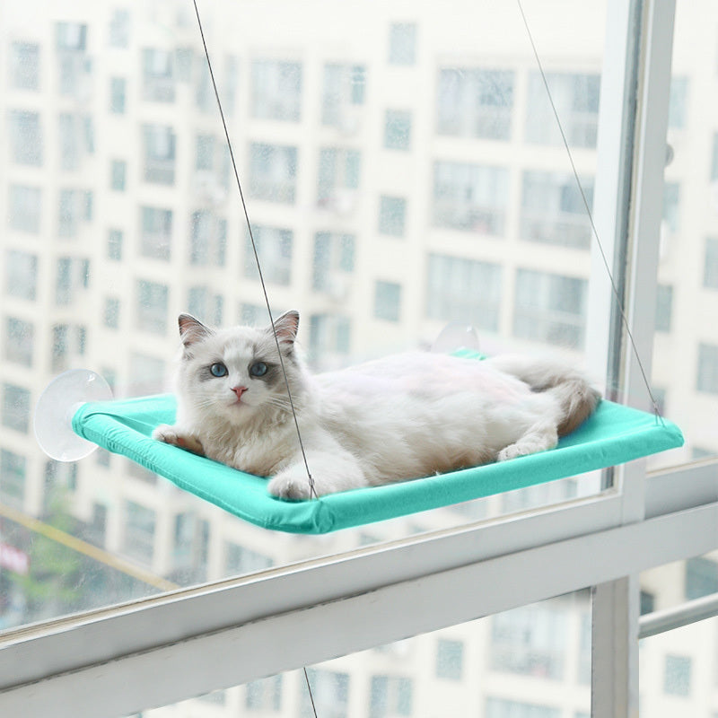Orluxia Pet Litter Sucker Cat Window Hammock – Hanging Oxford Cloth Cat Bed