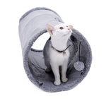 Orluxia Long Cat Tunnel Toys – Collapsible Suede Play Tube for Cats, Kittens & Rabbits