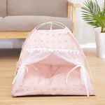 Orluxia Semi-Enclosed Pet Bed – Breathable All-Season Cat & Dog Sleeping Nest