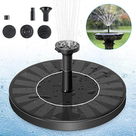Orluxia Solar Fountain Outdoor Floating Water Pump for Bird Bath, Garden & Pond Decoration
