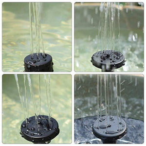 Orluxia Solar Fountain Outdoor Floating Water Pump for Bird Bath, Garden & Pond Decoration