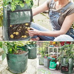 Orluxia Potato Grow Bags Fabric Vegetable Planter with Handles & Harvest Window
