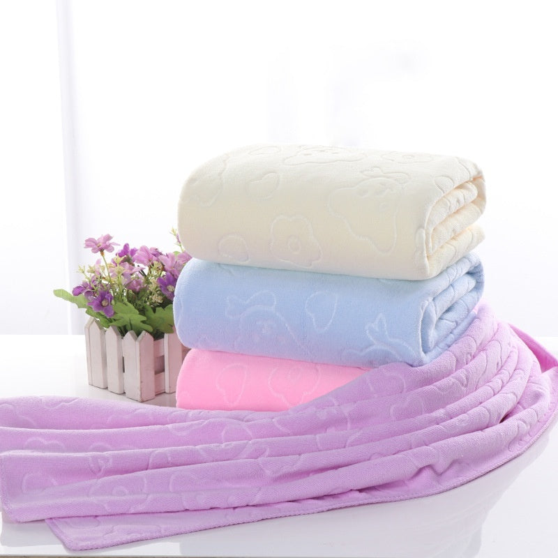 Orluxia Microfiber Thickened Towel – Multi-Purpose Car Wash & Salon Bath Towel