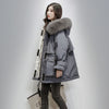 Orluxia Winter Loose Cotton Coat – Women’s Mid-Length Zipper Jacket