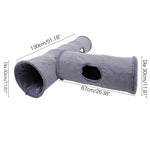 Orluxia Long Cat Tunnel Toys – Collapsible Suede Play Tube for Cats, Kittens & Rabbits