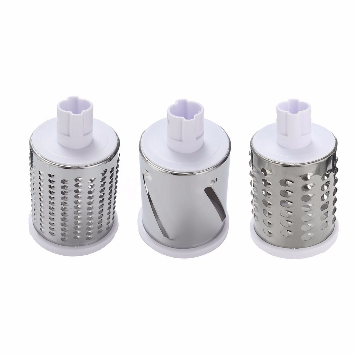 Orluxia Vegetable Cutter Round Mandoline Slicer – 3 in 1 Grater, Julienne & Shredder
