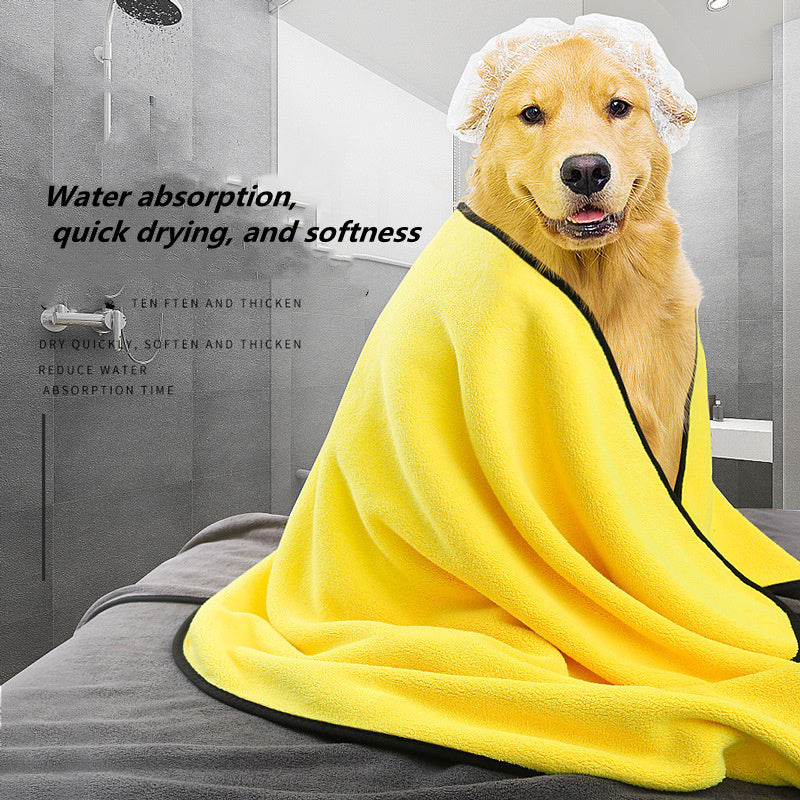 Orluxia Super Absorbent Dog Towels – Quick-Dry Microfiber Bath Towel for Dogs & Cats