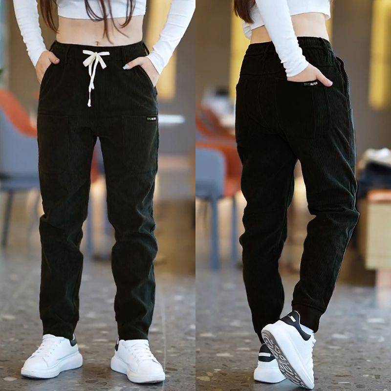 Orluxia Men’s Trendy Six-Pocket Track Sweatpants – Loose Fit Mid-Waist Polyester Trousers