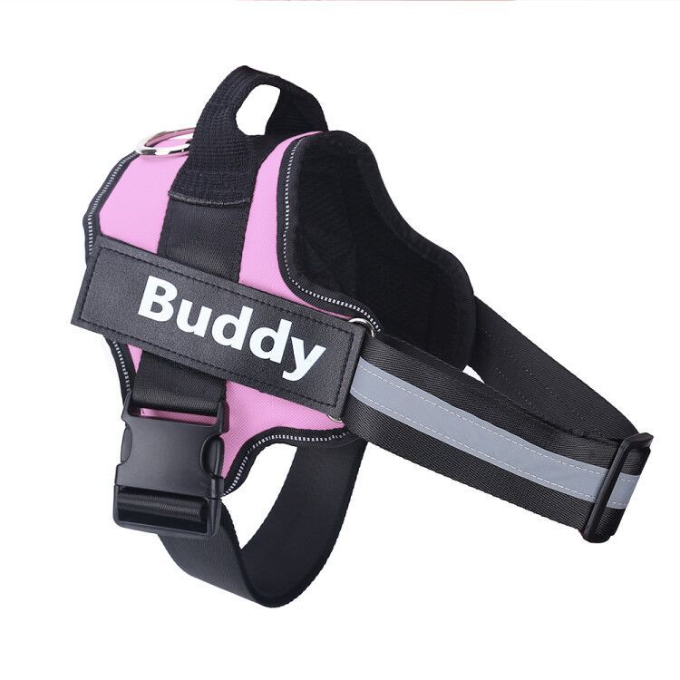 Orluxia Personalized Dog Harness – No Pull Reflective Adjustable Vest with Custom Patch for Small & Large Dogs