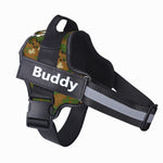 Orluxia Personalized Dog Harness – No Pull Reflective Adjustable Vest with Custom Patch for Small & Large Dogs