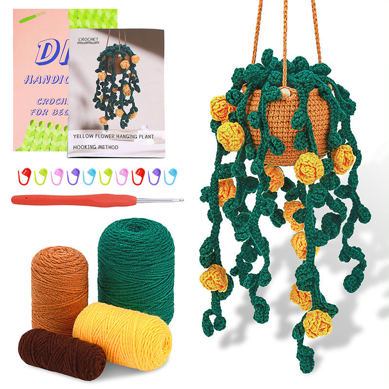 Orluxia Decorative Plant Crochet Hook Material Kit