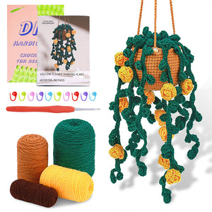 Orluxia Decorative Plant Crochet Hook Material Kit