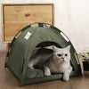 Orluxia Cat Tent Cooling Bed – Portable Pet House with Cushion for Dogs & Cats