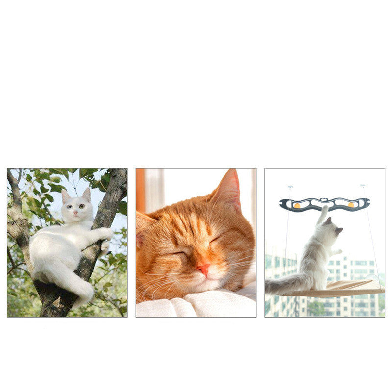 Orluxia Pet Litter Sucker Cat Window Hammock – Hanging Oxford Cloth Cat Bed