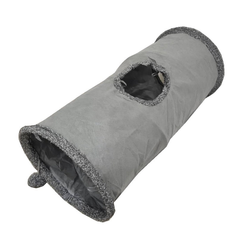 Orluxia Long Cat Tunnel Toys – Collapsible Suede Play Tube for Cats, Kittens & Rabbits