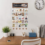 Orluxia Wooden Wall Clip Photo Display