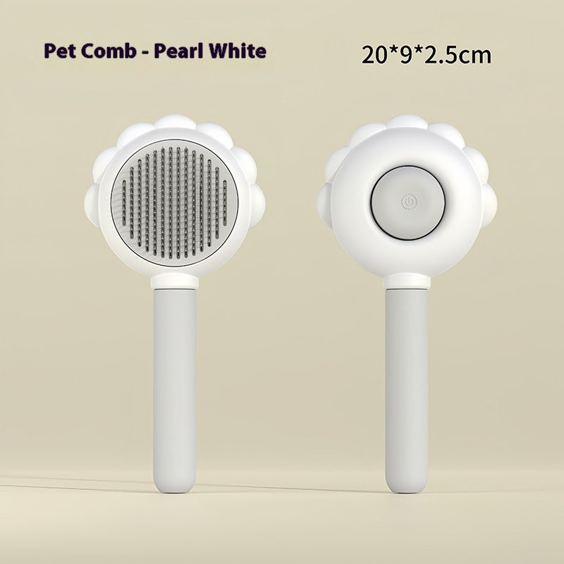 Orluxia 2-in-1 Self-Cleaning Dog & Cat Grooming Brush with Spray