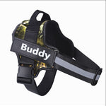 Orluxia Personalized Dog Harness – No Pull Reflective Adjustable Vest with Custom Patch for Small & Large Dogs