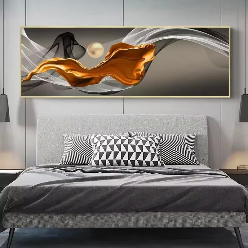 Orluxia HD Single City Night Scene Canvas Painting – Modern Wall Art