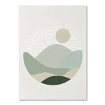 Orluxia Green Plant Decorative Painting – Modern Canvas Wall Art