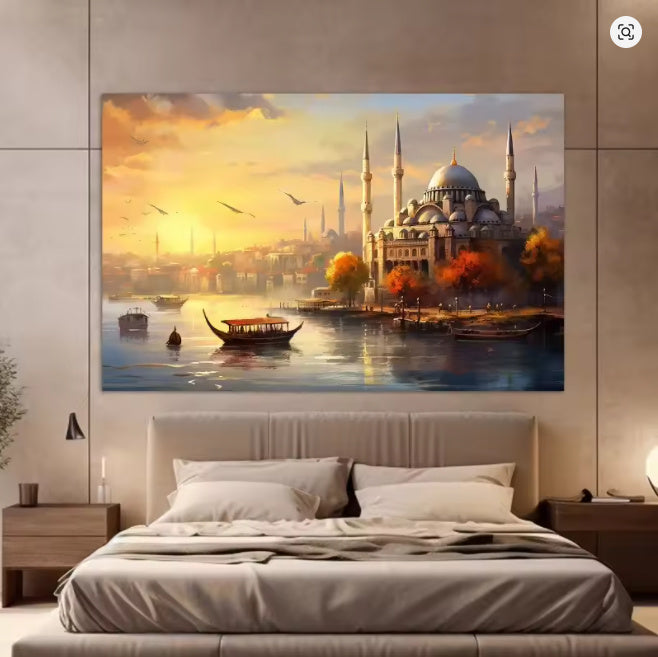 Orluxia Living Room Decorative Canvas Painting