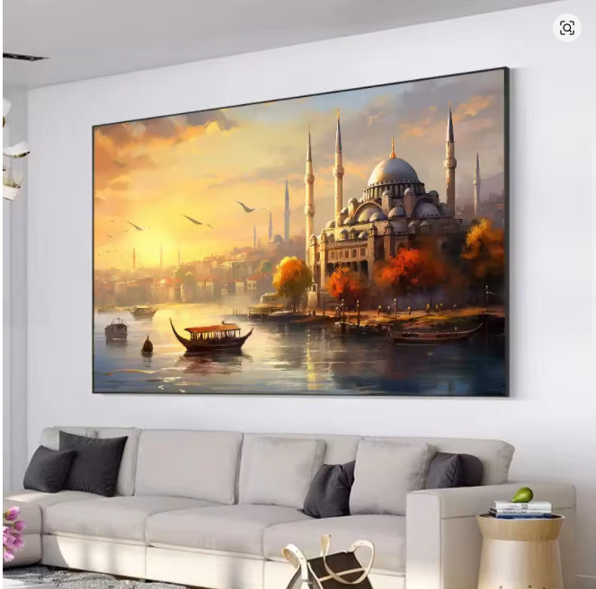 Orluxia Living Room Decorative Canvas Painting