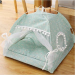 Orluxia Semi-Enclosed Pet Bed – Breathable All-Season Cat & Dog Sleeping Nest