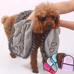 Orluxia Super Absorbent Pet Bath Towel – Quick-Dry Microfiber Dog & Cat Bathrobe