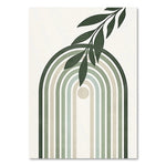 Orluxia Green Plant Decorative Painting – Modern Canvas Wall Art