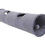 Orluxia Long Cat Tunnel Toys – Collapsible Suede Play Tube for Cats, Kittens & Rabbits