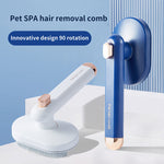Orluxia Pet Comb for Cats & Dogs – Self-Cleaning Hair Removal Brush, Grooming Tool