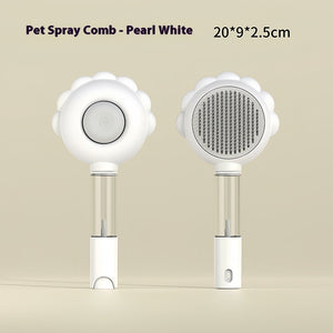 Orluxia 2-in-1 Self-Cleaning Dog & Cat Grooming Brush with Spray