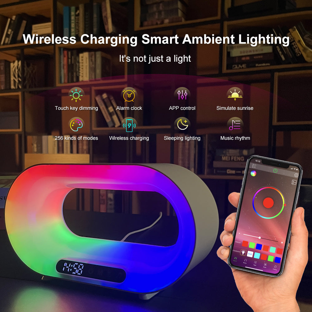 Orluxia Multi-Function 3-in-1 Smart LED Night Light with APP Control, RGB Desk Lamp