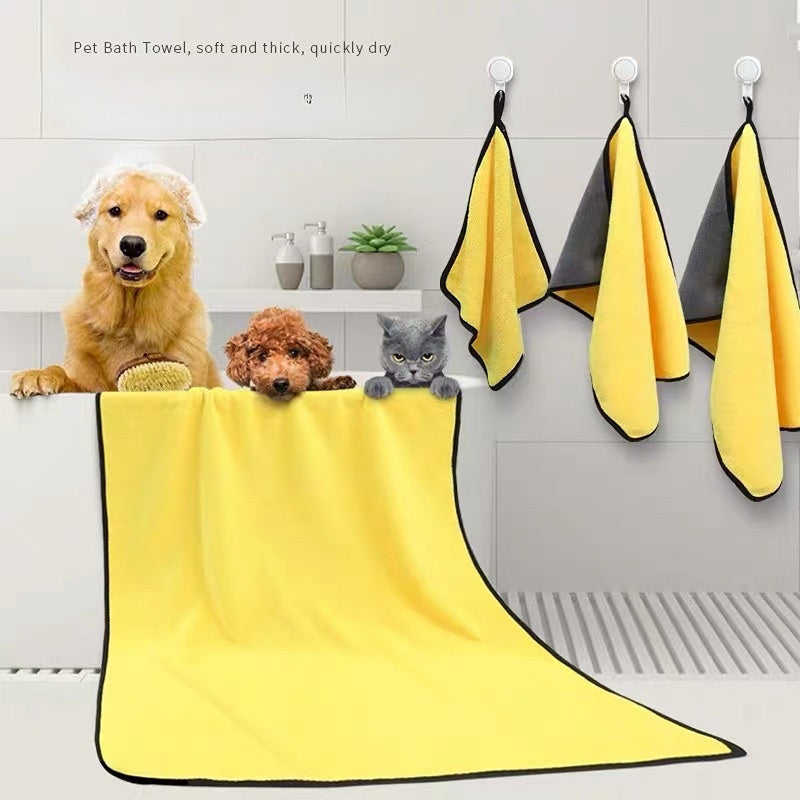 Orluxia Super Absorbent Dog Towels – Quick-Dry Microfiber Bath Towel for Dogs & Cats