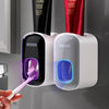 Orluxia Wall Mounted Automatic Toothpaste Dispenser & Toothbrush Holder Set