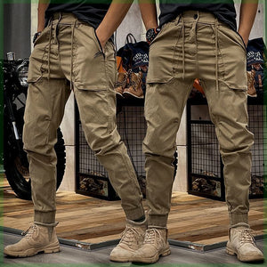 Orluxia Japanese-Style Retro Overalls – Unisex Cotton Twill Cropped Work Pants for Spring