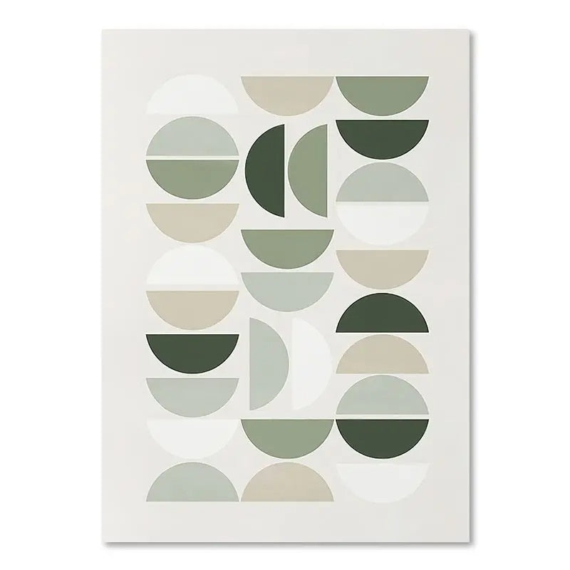 Orluxia Green Plant Decorative Painting – Modern Canvas Wall Art