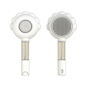 Orluxia 2-in-1 Self-Cleaning Dog & Cat Grooming Brush with Spray