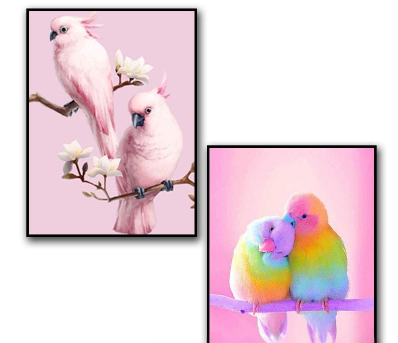 Orluxia Diamond Painting – Round Drill Parrot Design