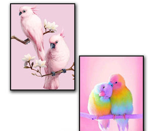 Orluxia Diamond Painting – Round Drill Parrot Design