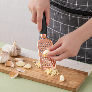 Orluxia Rose Gold Kitchen Tool Set – 7PC Stainless Steel Cooking Utensils with Peeler