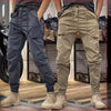 Orluxia Japanese-Style Retro Overalls – Unisex Cotton Twill Cropped Work Pants for Spring