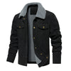 Orluxia Men’s Corduroy Sherpa Lined Jacket – Winter Warm Thick Trucker Cargo Coat with 5 Pockets