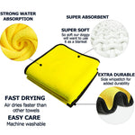 Orluxia Super Absorbent Dog Towels – Quick-Dry Microfiber Bath Towel for Dogs & Cats