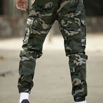Orluxia European Size American Retro Multi-Pocket Camouflage Cargo Pants