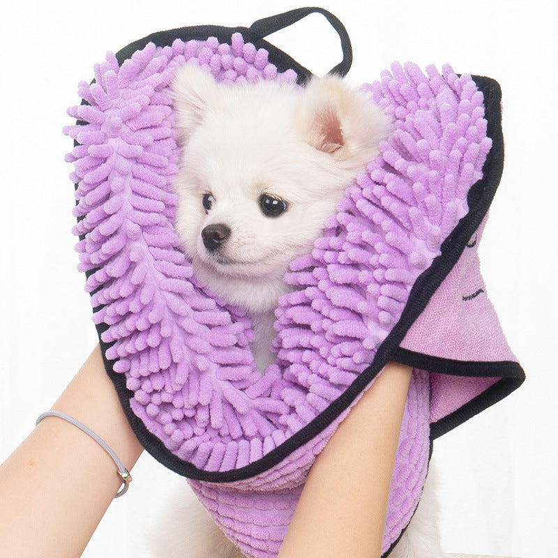 Orluxia Super Absorbent Pet Bath Towel – Quick-Dry Microfiber Dog & Cat Bathrobe