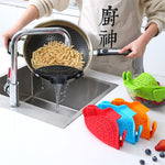 Orluxia Kitchen Silicone Pot Side Drain Stopper – Leak-Proof & Spill-Resistant